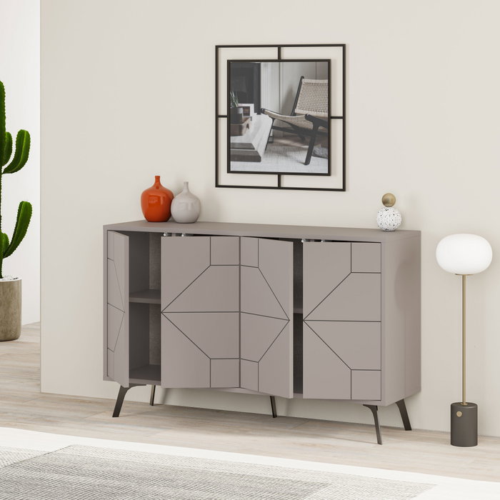 Hanah Home Dune Consola Moka Claro 123x62.4x35 cm